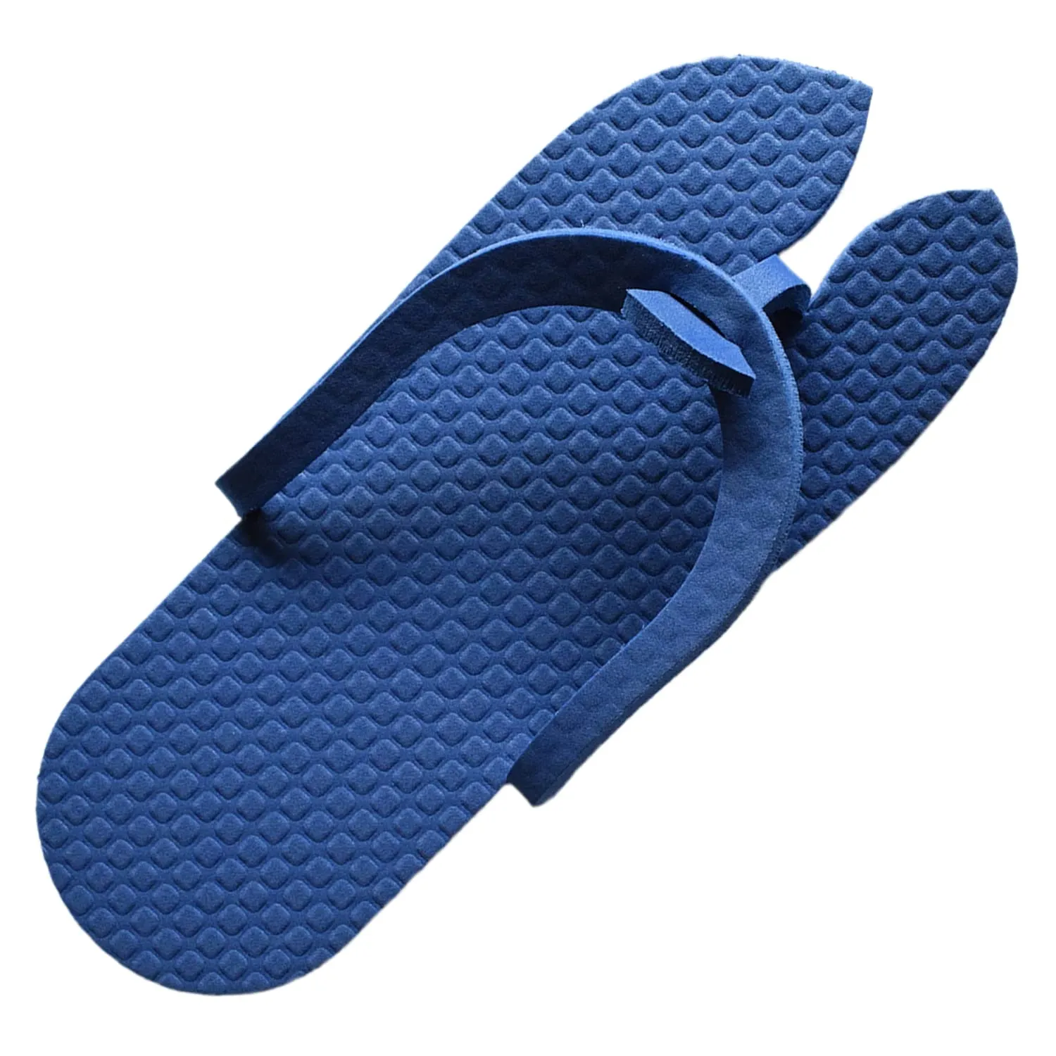 Heart Home Rubber Bathroom Slipper for Men & Women 1 Pair (Blue) 54HH4204.