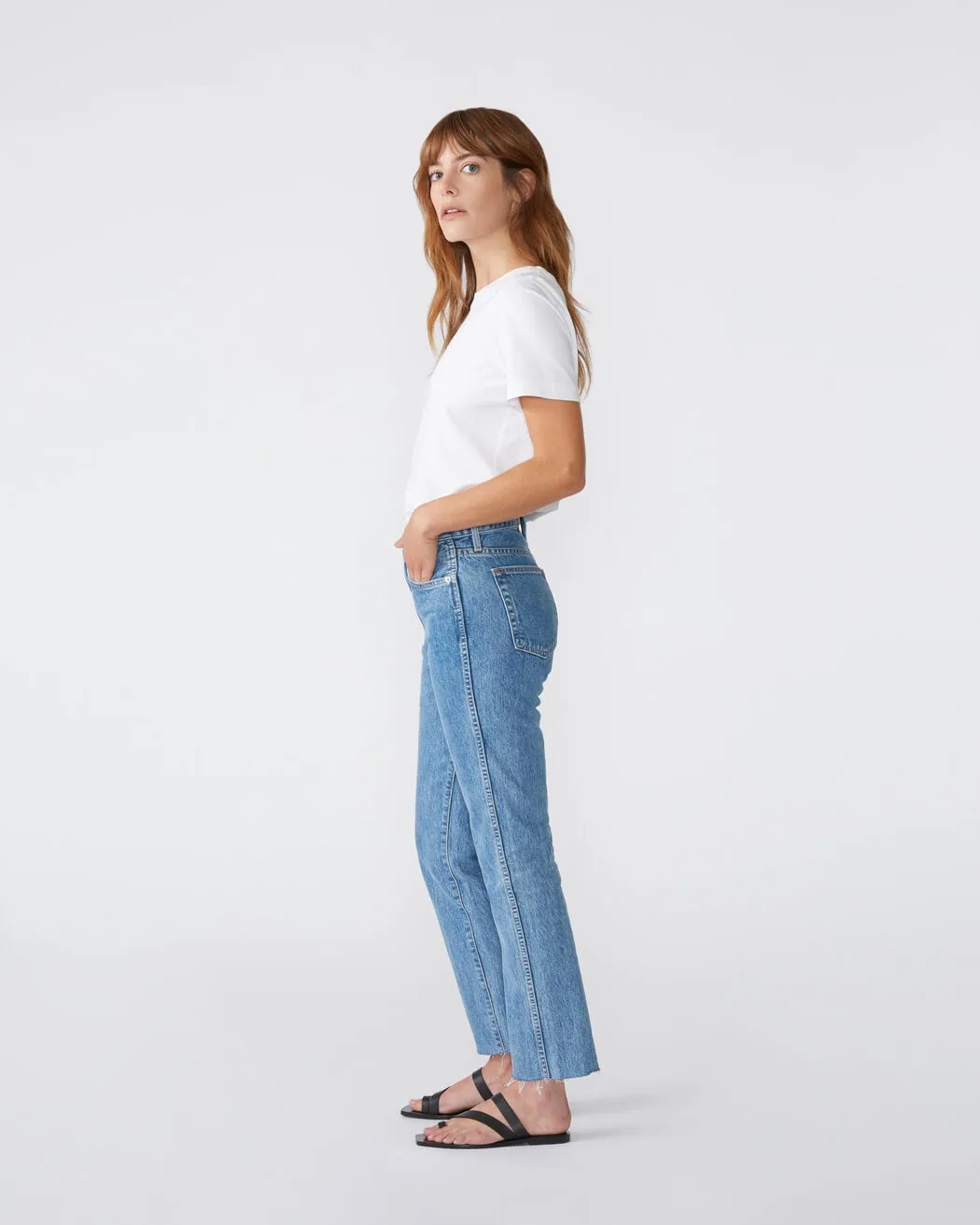 HERO HIGH RISE SLIM LEG JEAN