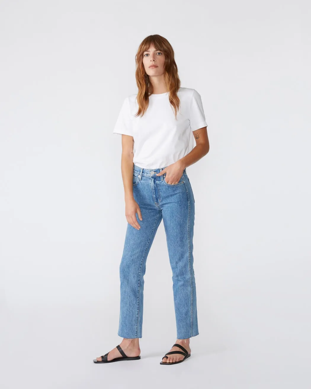 HERO HIGH RISE SLIM LEG JEAN