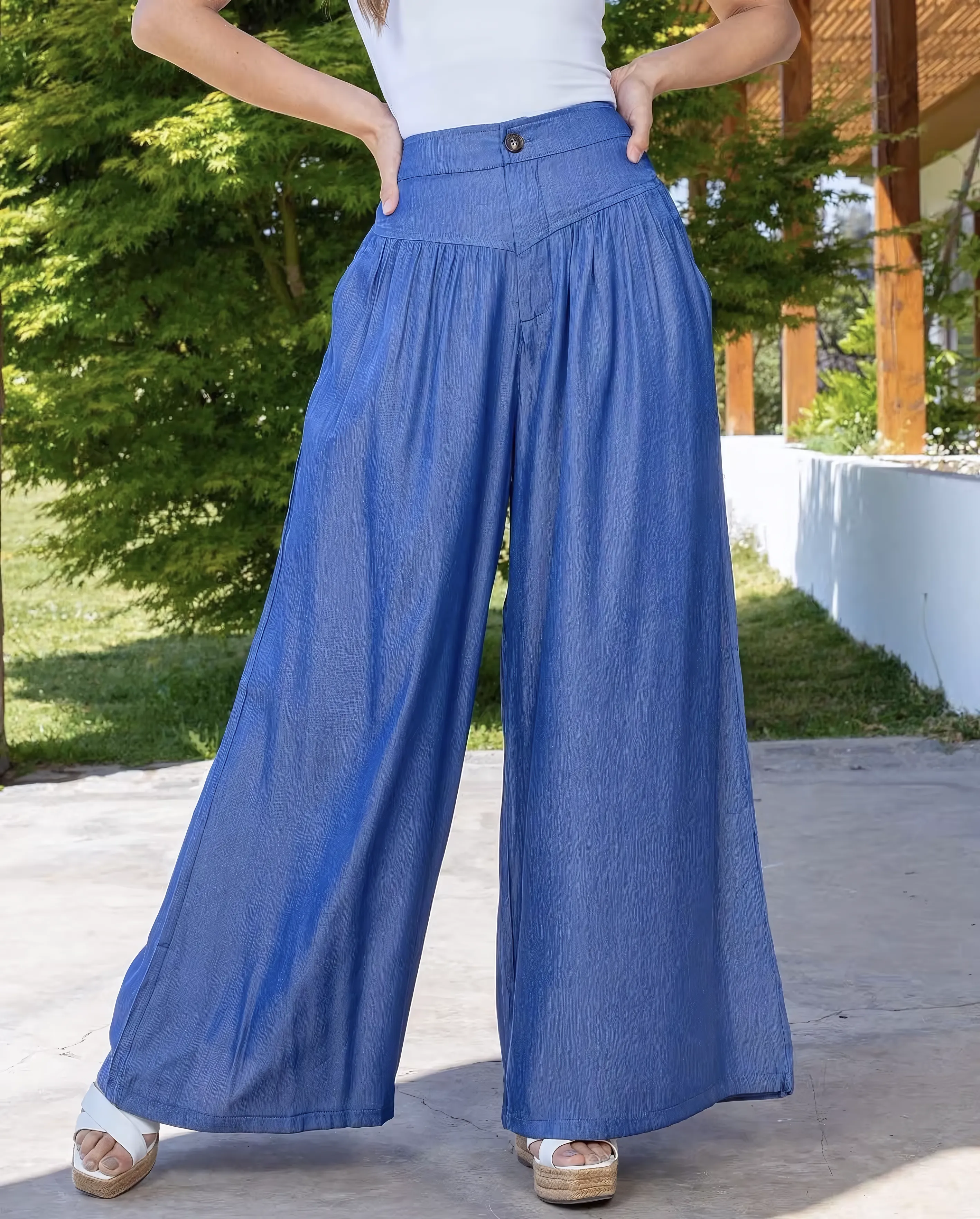 High Waist Autumn Long Wide Leg Loose Jeans