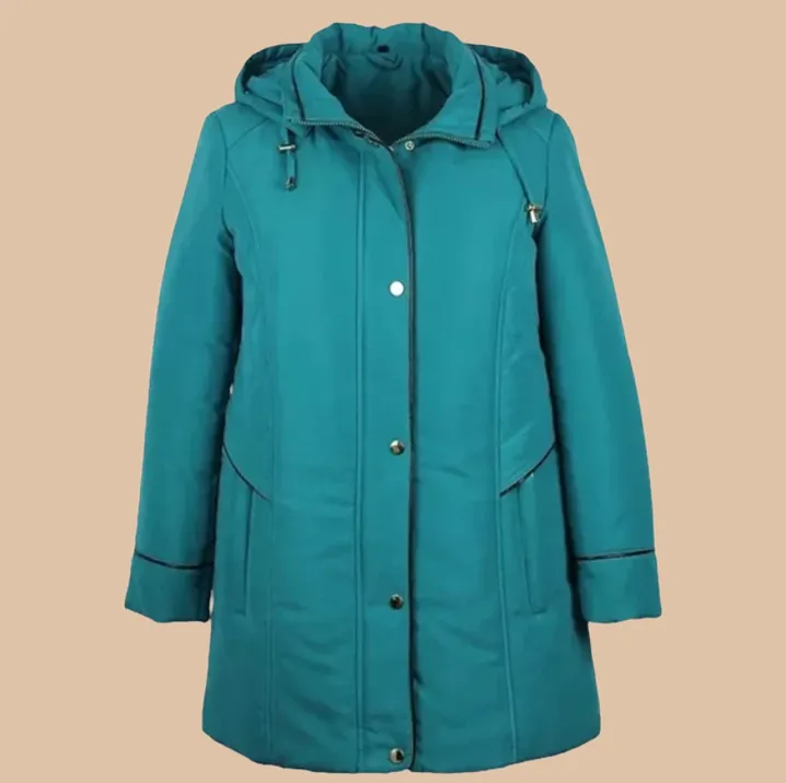 JADE GREEN MOSS MICRO FIBRE QUILTED JACKET