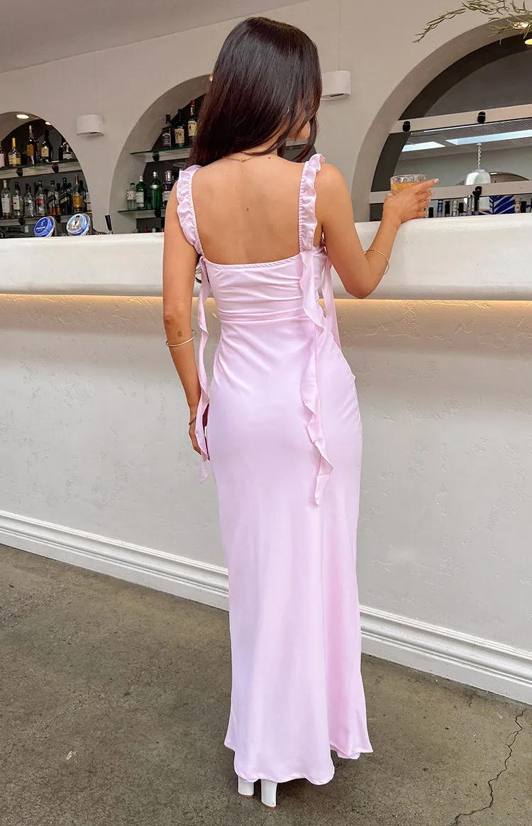 Janice Pink Maxi Dress