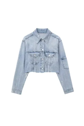 'Kelsey' Denim Short Jacket