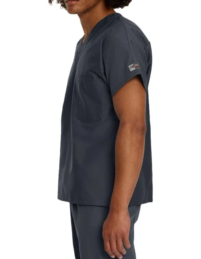 Landau ScrubZone 27.5 Inch Unisex V-Neck Scrub Top