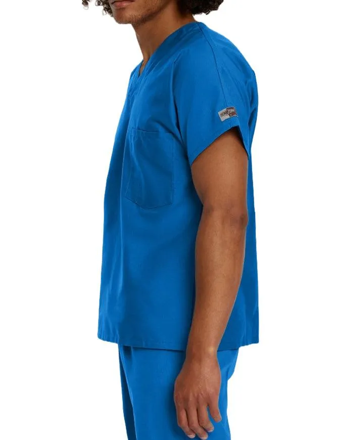 Landau ScrubZone 27.5 Inch Unisex V-Neck Scrub Top