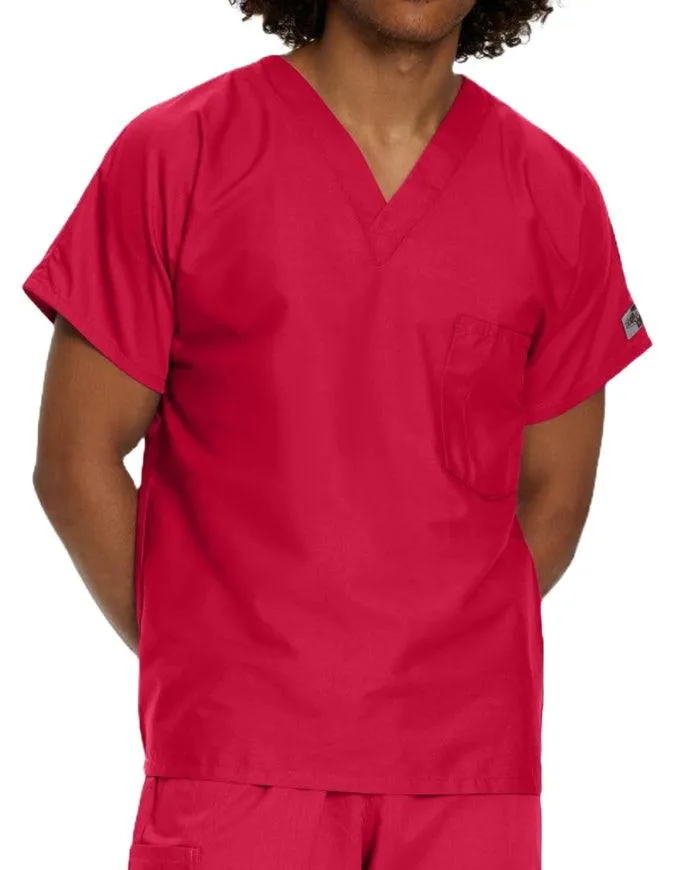 Landau ScrubZone 27.5 Inch Unisex V-Neck Scrub Top