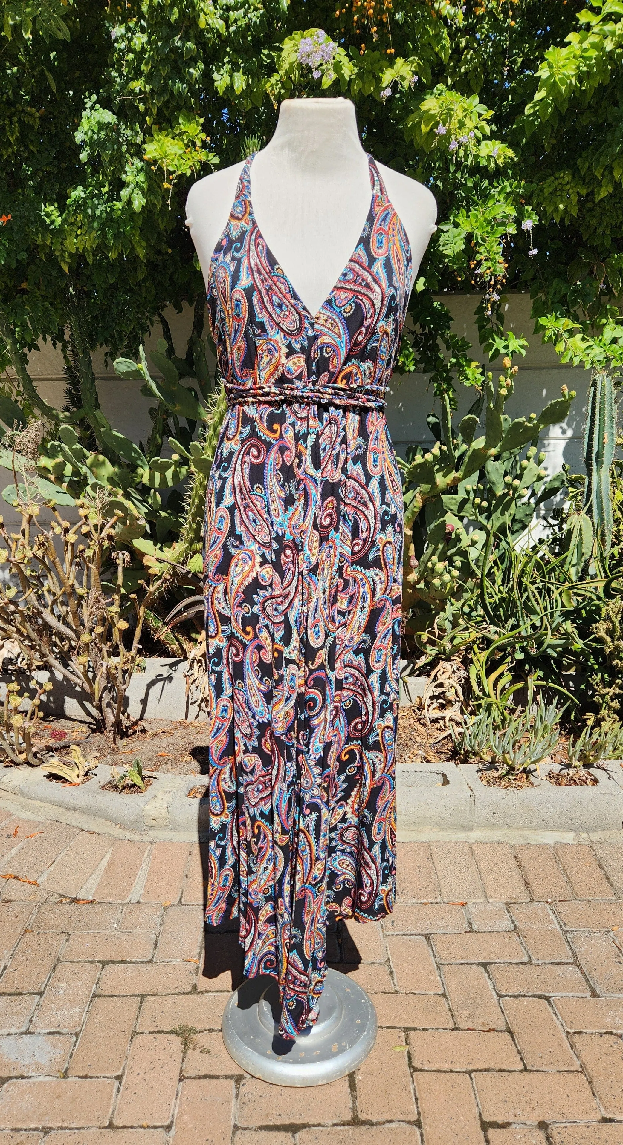 Long Luna Dress - Funky Prints