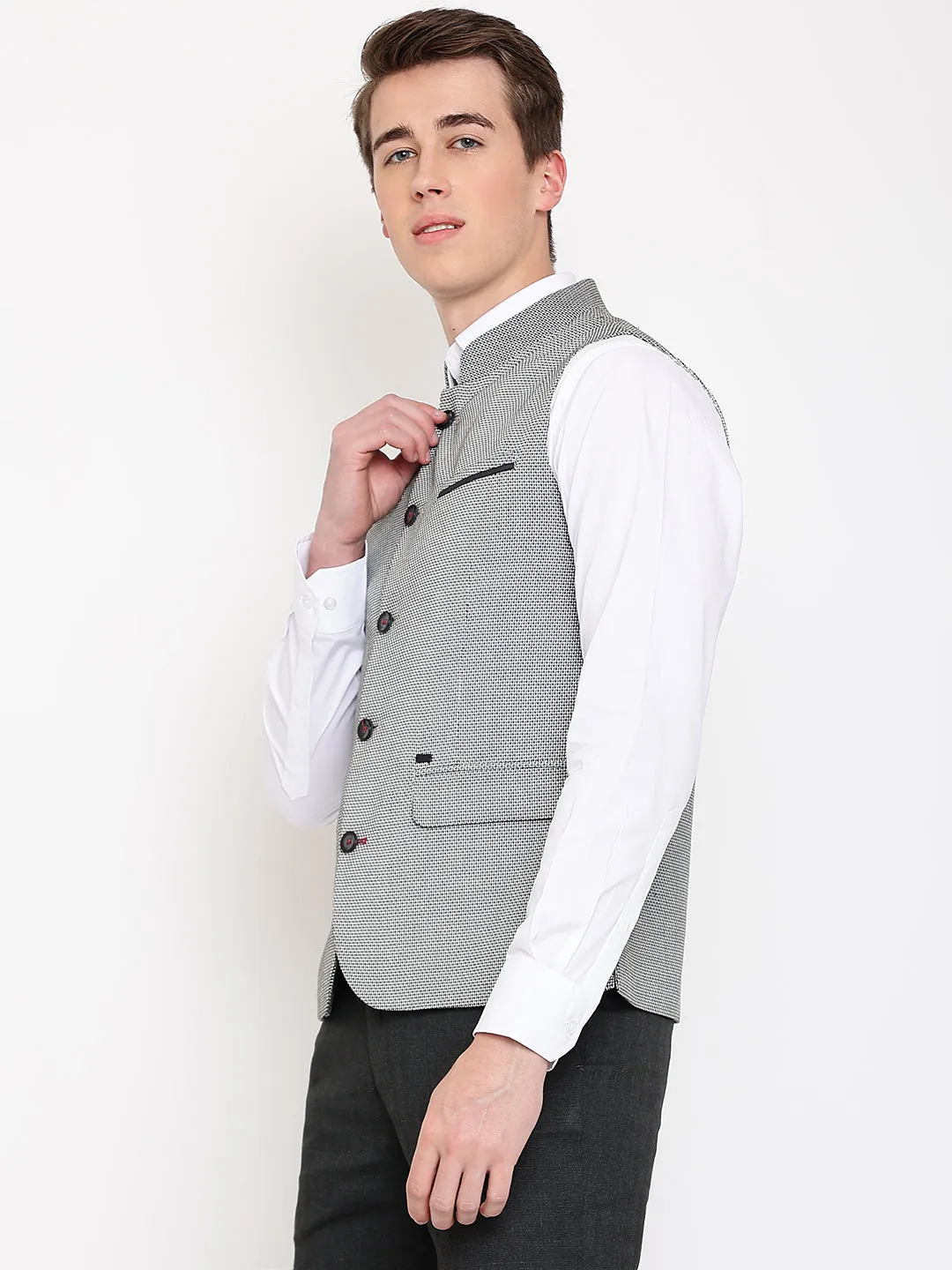 Mens Black Waist Coat