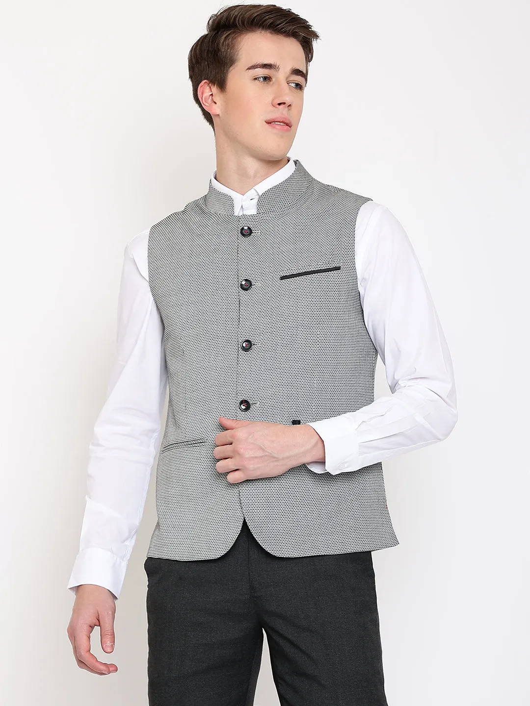 Mens Black Waist Coat