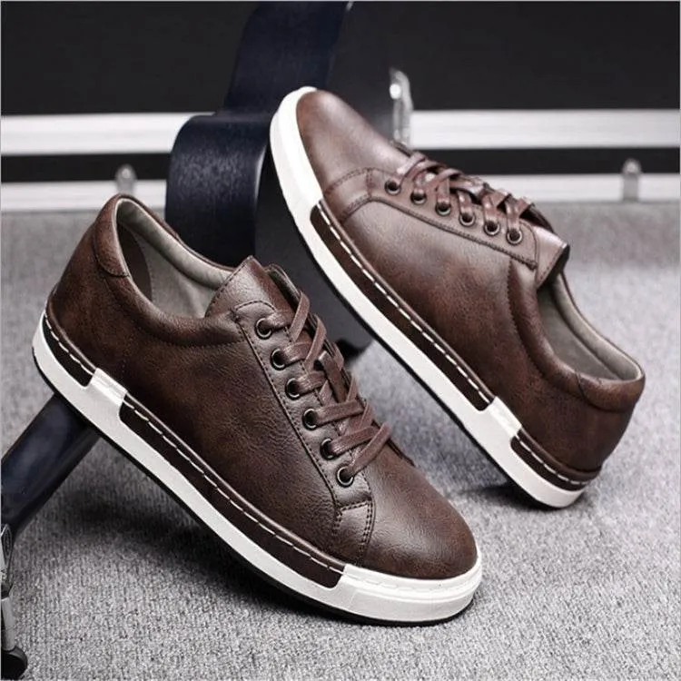 Men's Casual Baroque PU Leather Sports Footwear