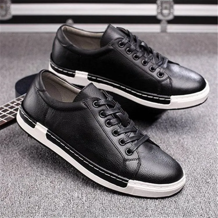 Men's Casual Baroque PU Leather Sports Footwear