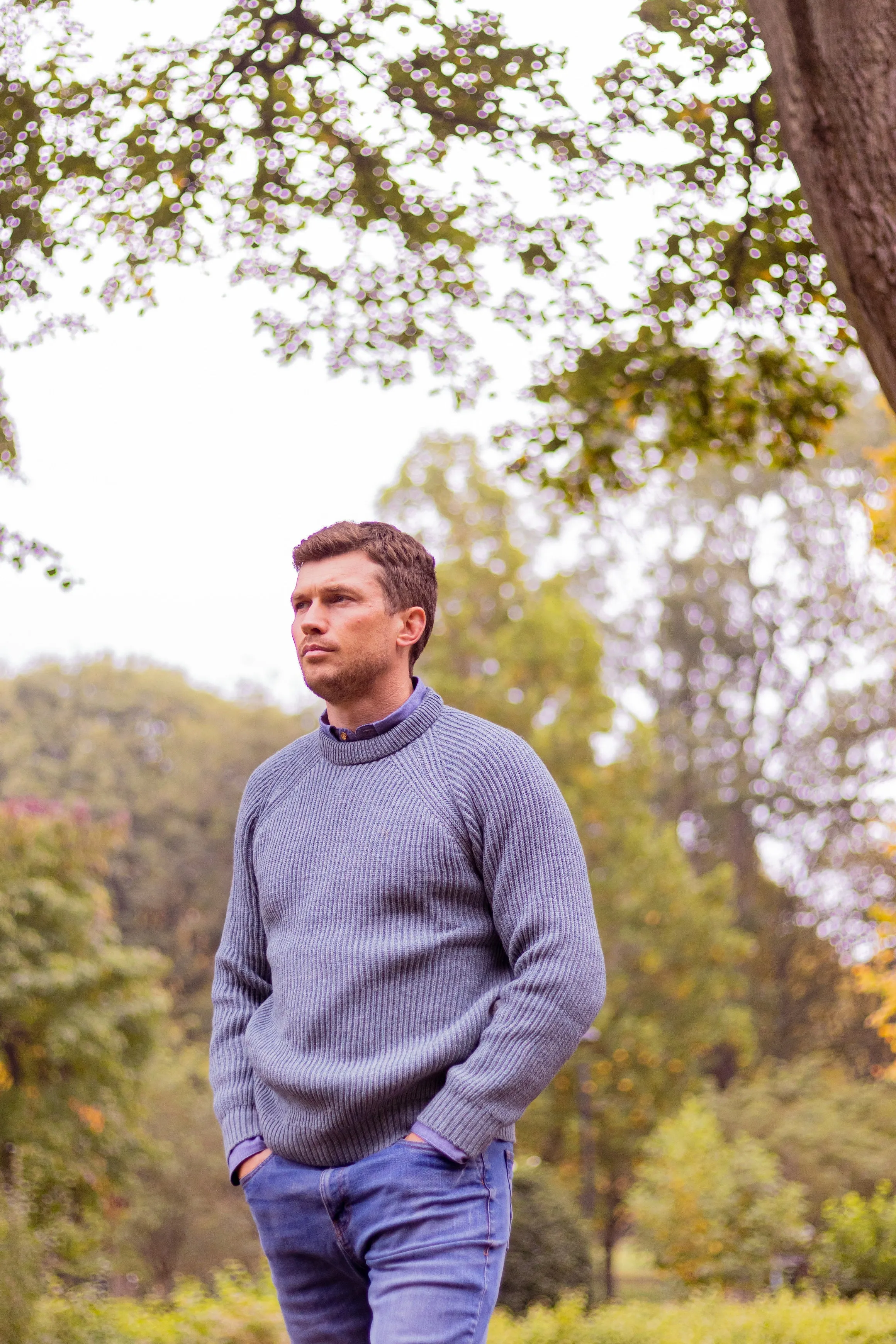 Merino Crew Neck Jumper - Seafoam