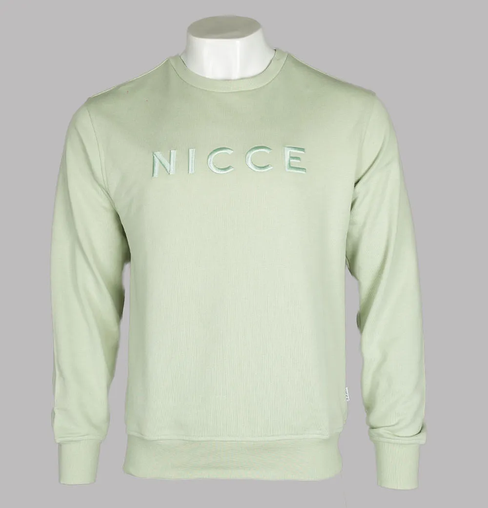 Nicce Lithium Sweatshirt Mint Green