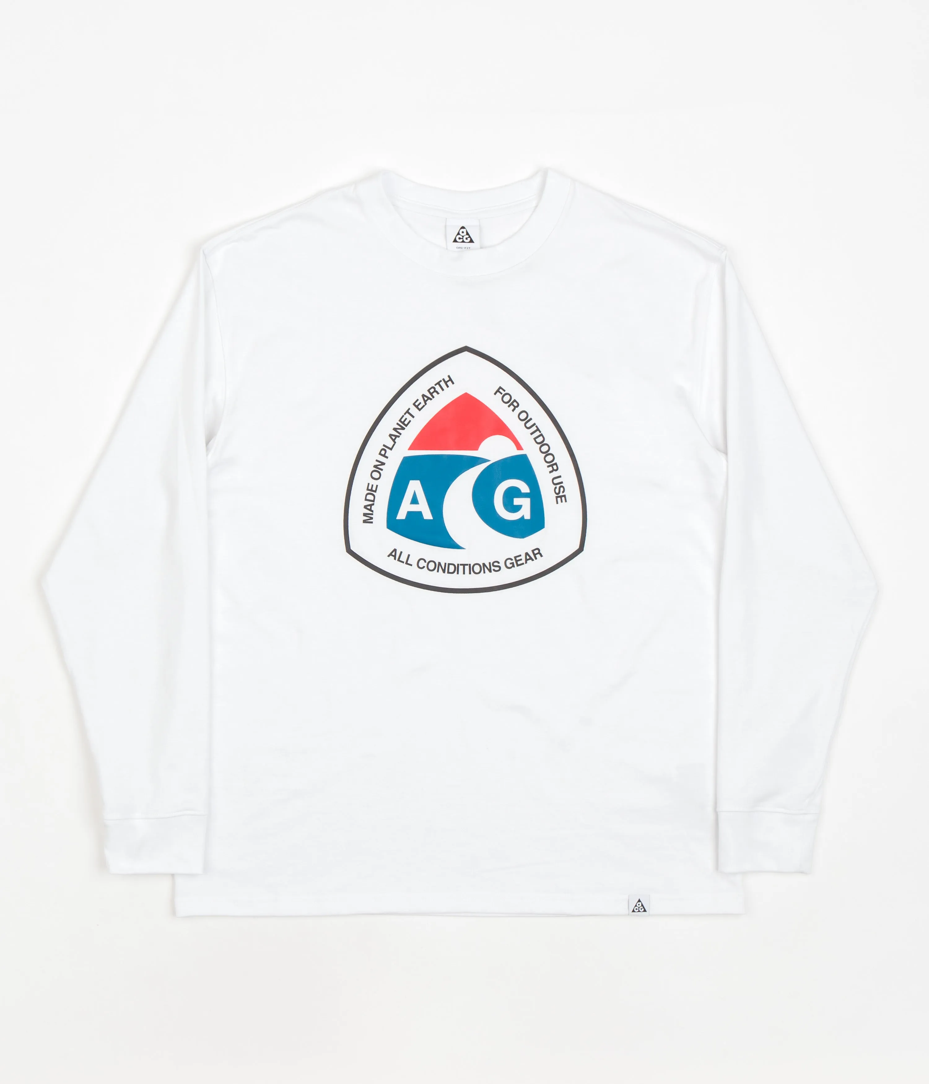 Nike ACG Outdoor Sign Long Sleeve T-Shirt - White