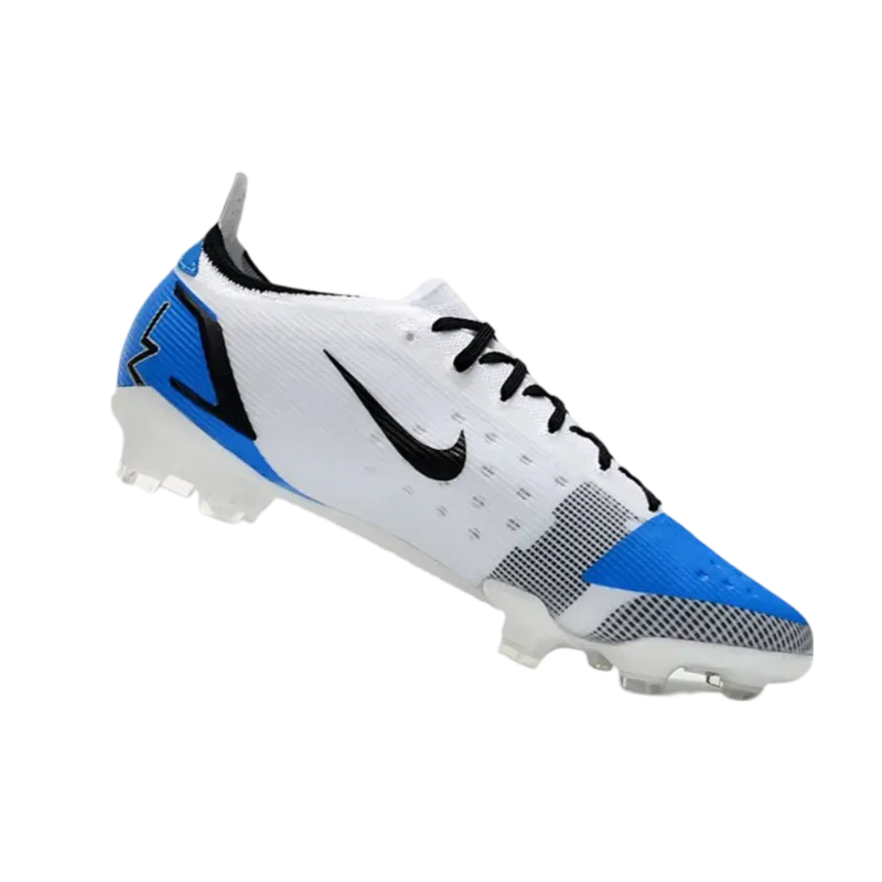 Nike Mercurial Vapor 14 Elite FG White Bleu Black - Goatkits Boots