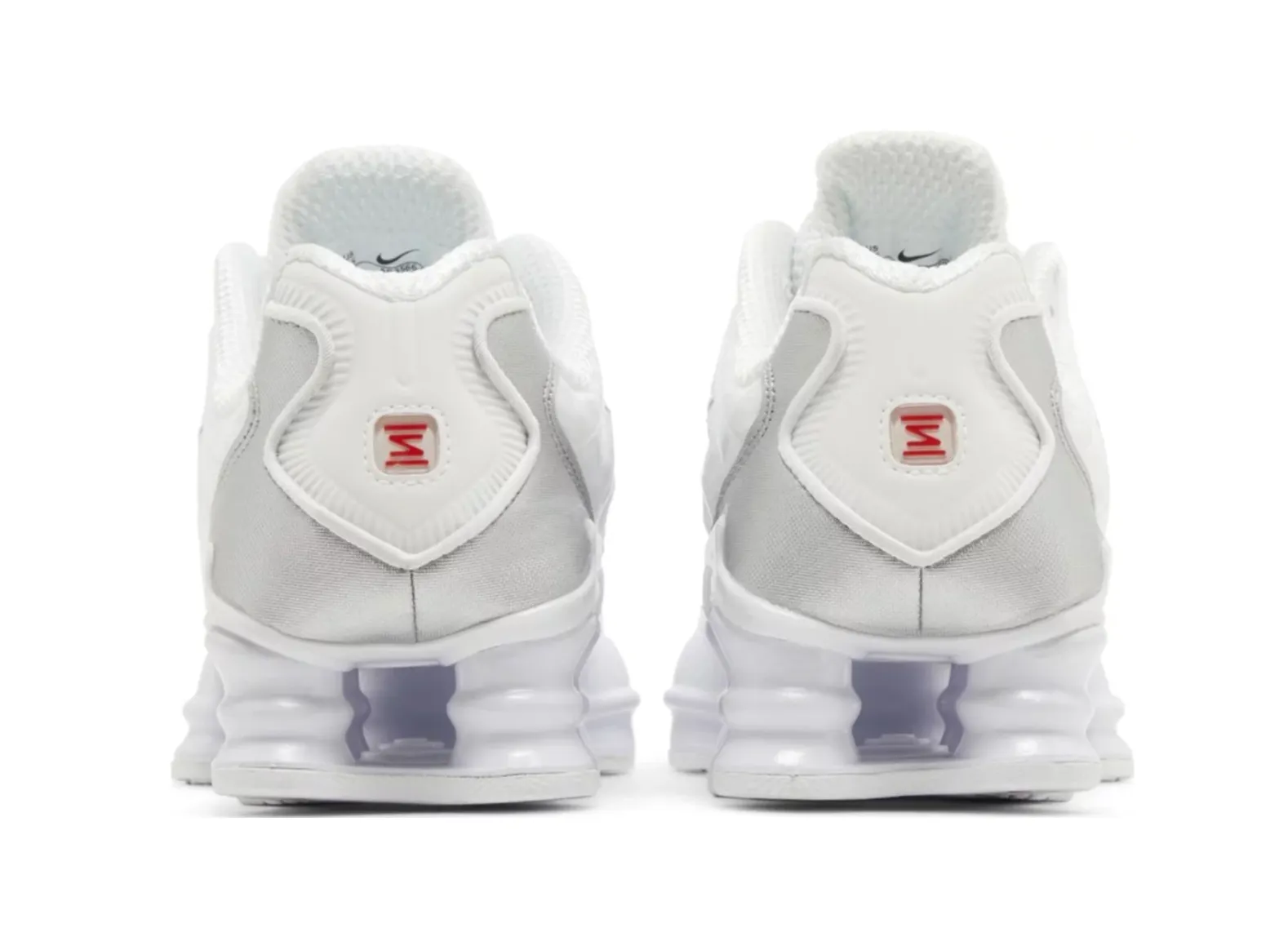 NIKE SHOX TL WHITE METALLIC SILVER MAX ORANGE (WOMEN'S)