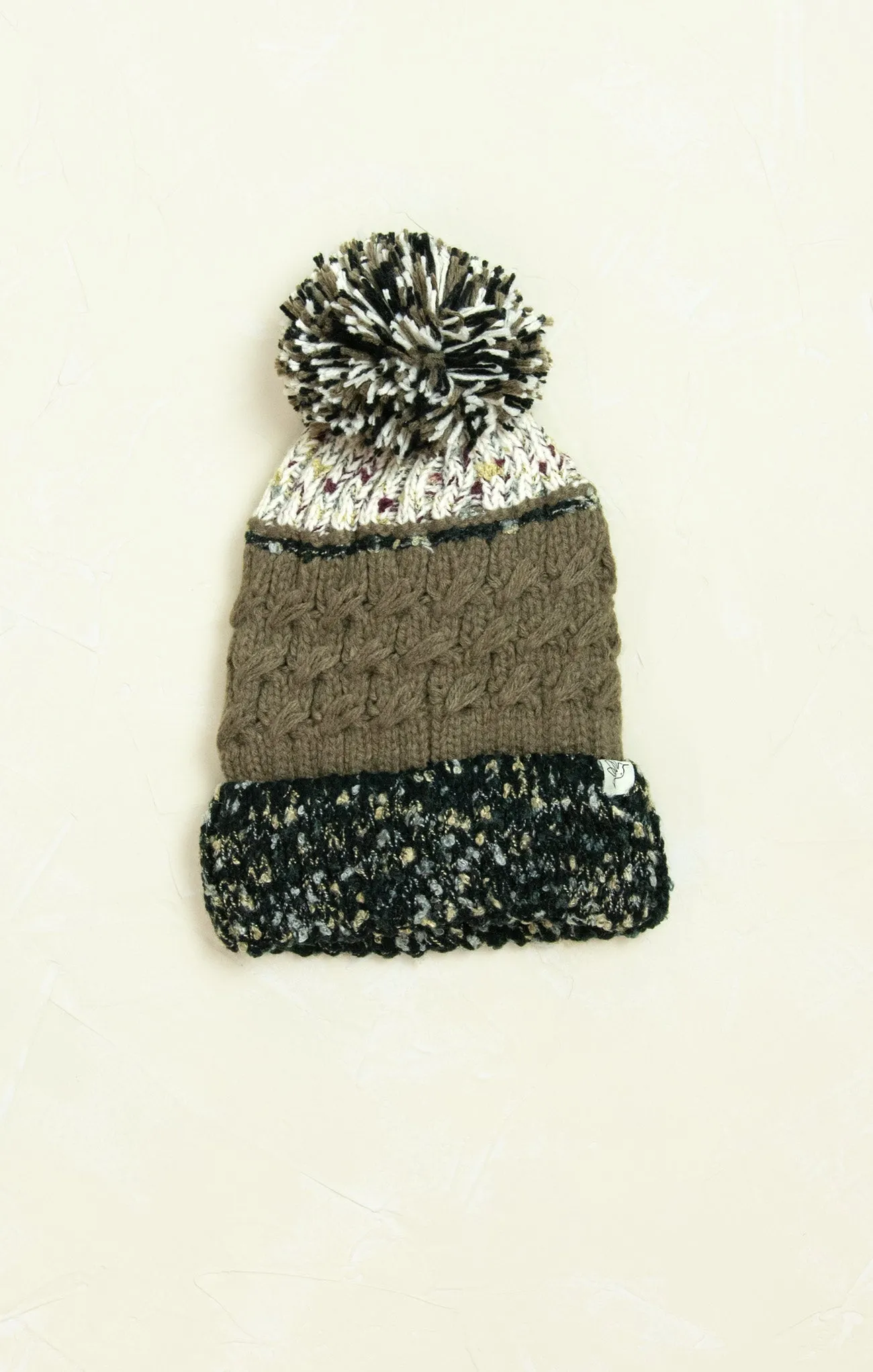 Olivia Chunky Knit Pom Pom Winter Beanie