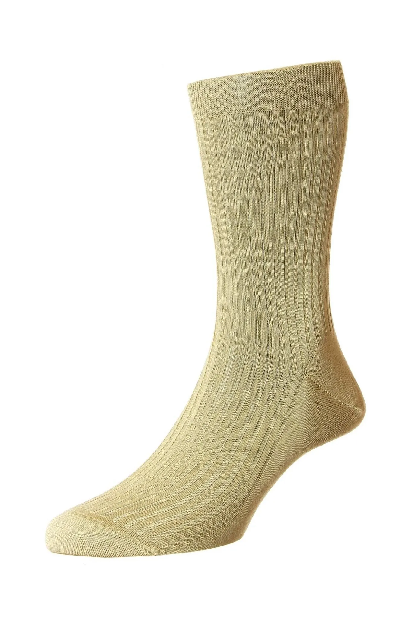 PANTHERELLA Pure Cotton Rib Sock NAVY