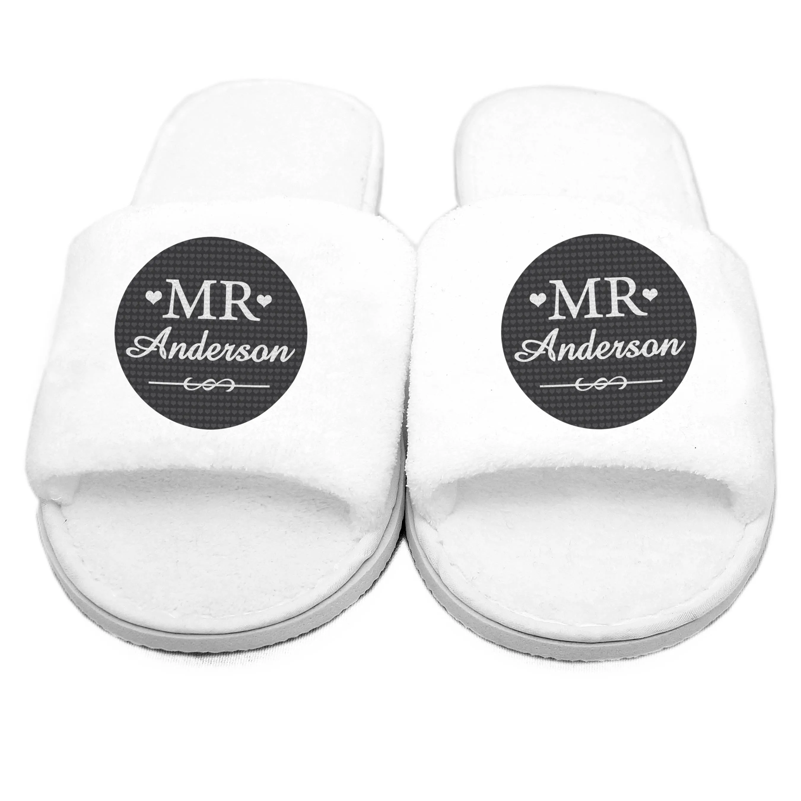 Personalised Mr Velour Slippers