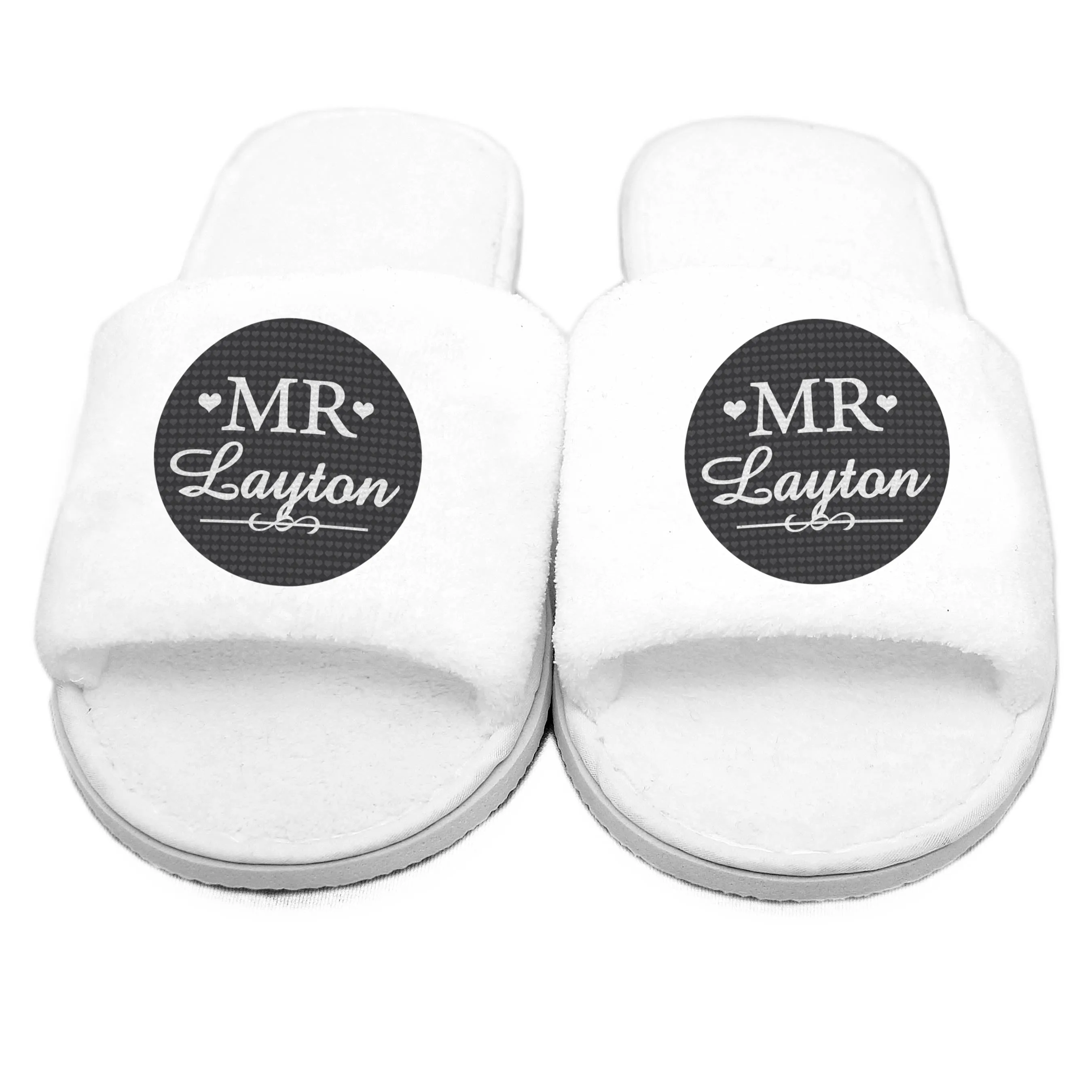 Personalised Mr Velour Slippers