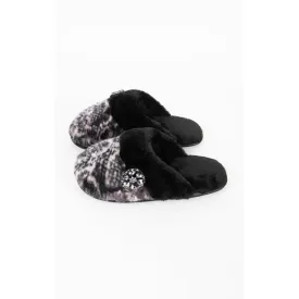 PIA ROSSINI <BR>
Carmen Slippers <BR>
Grey <BR>