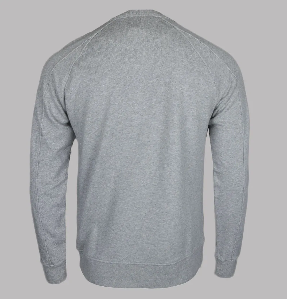 Pretty Green Standards Crew Sweatshirt Grey Marl