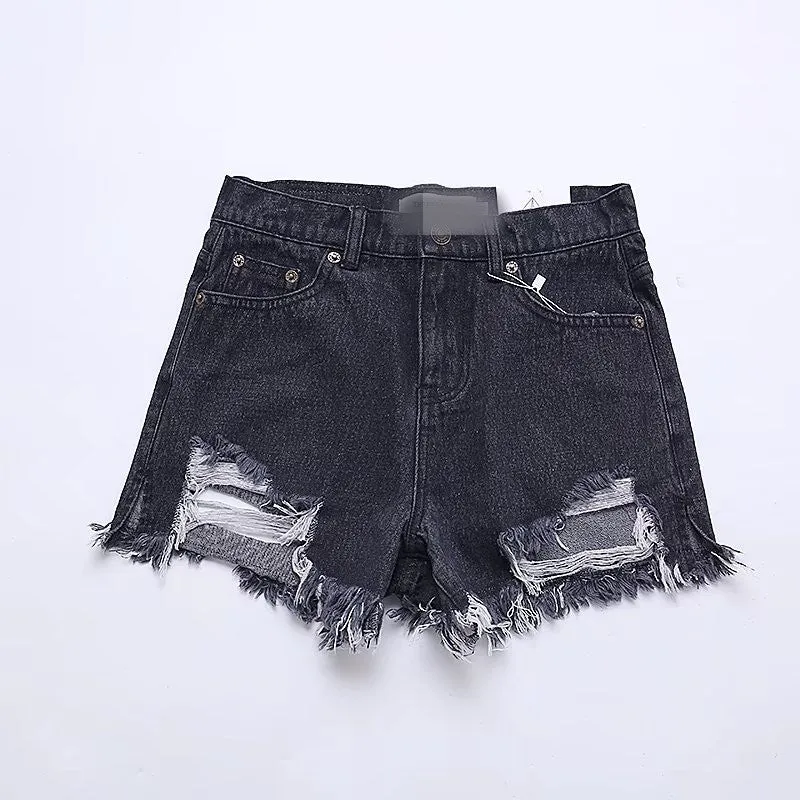 Ripped Jeans Shorts