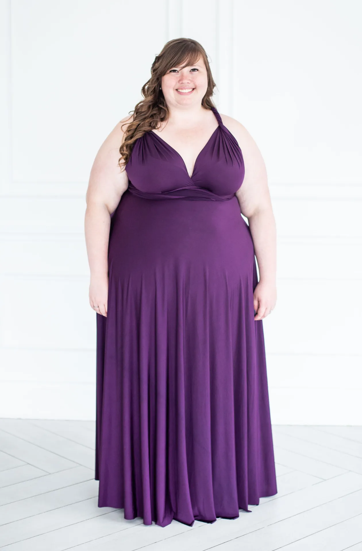 Sakura Maxi Plum Purple / One Size - Convertible Formal Floor Length Dresses