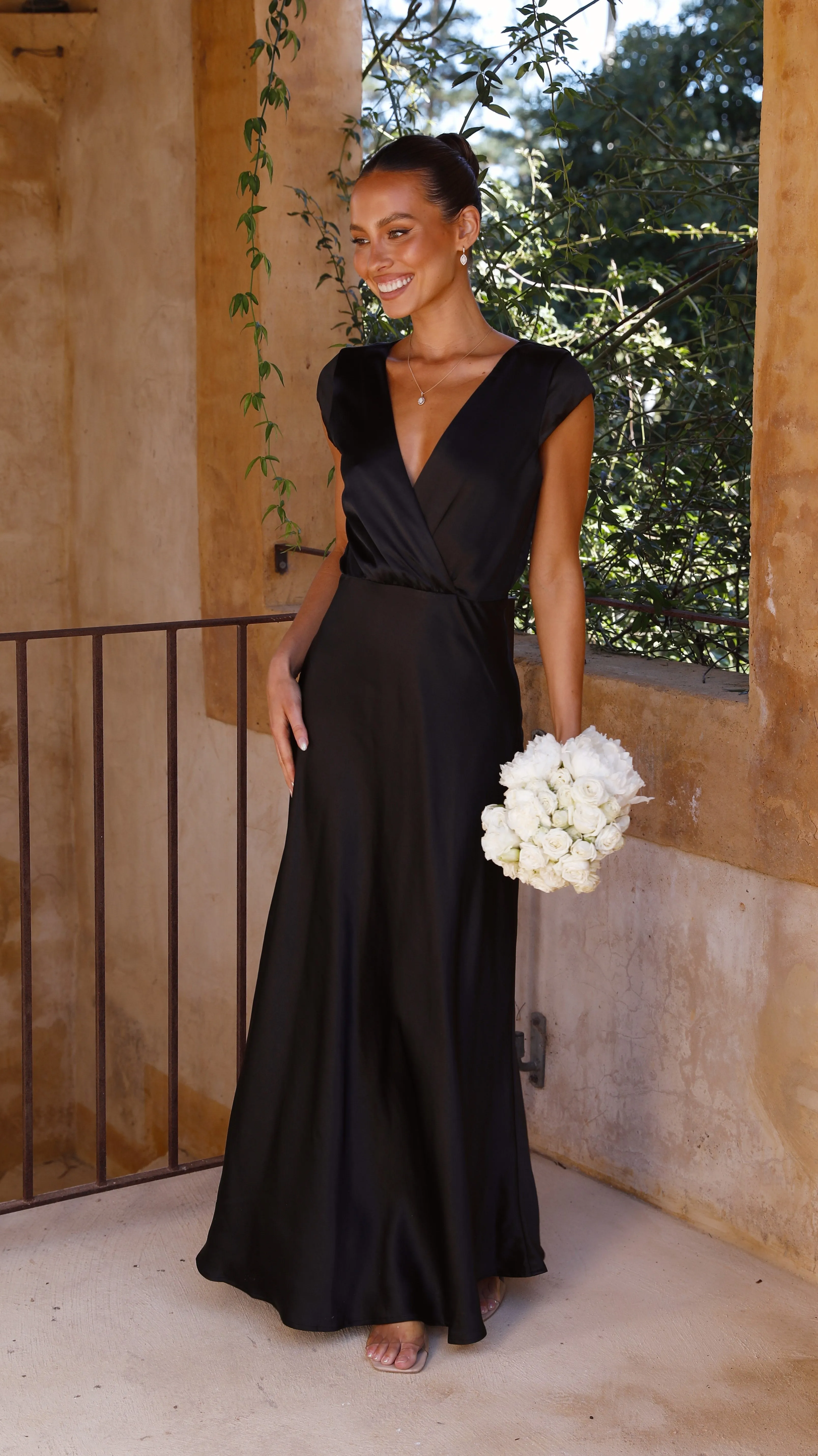 Selma Maxi Dress - Black