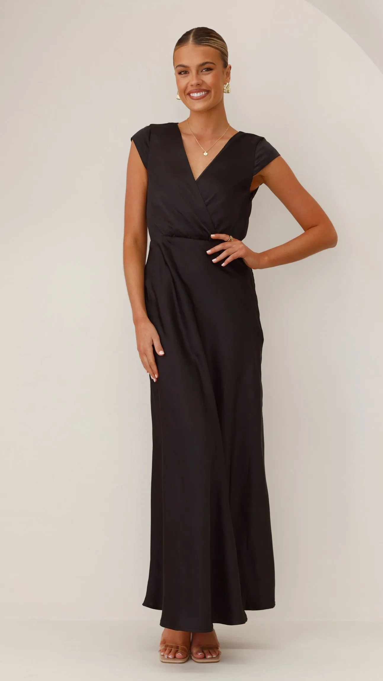 Selma Maxi Dress - Black