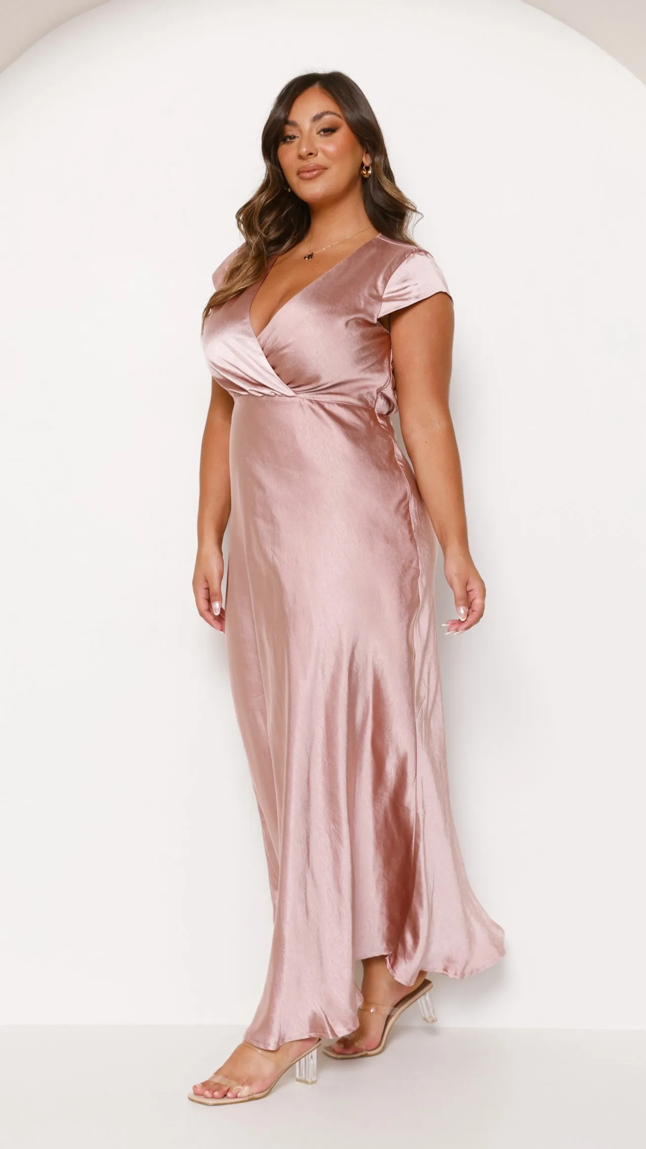 Selma Maxi Dress - Dusty Pink