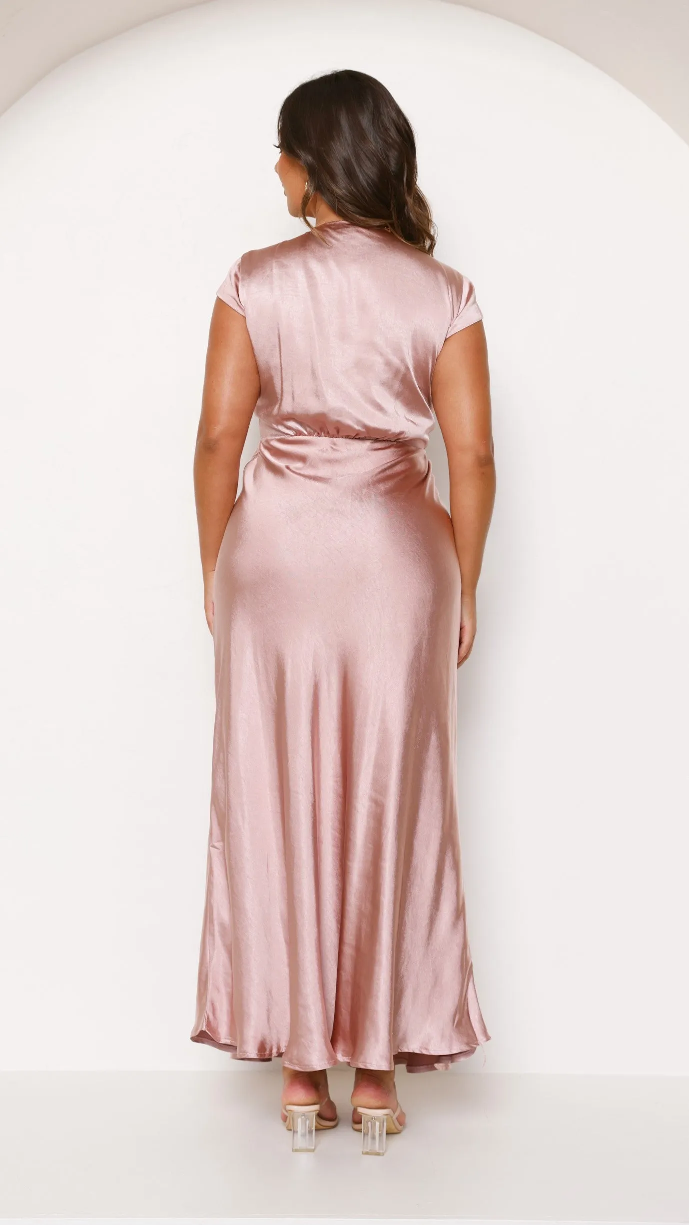 Selma Maxi Dress - Dusty Pink