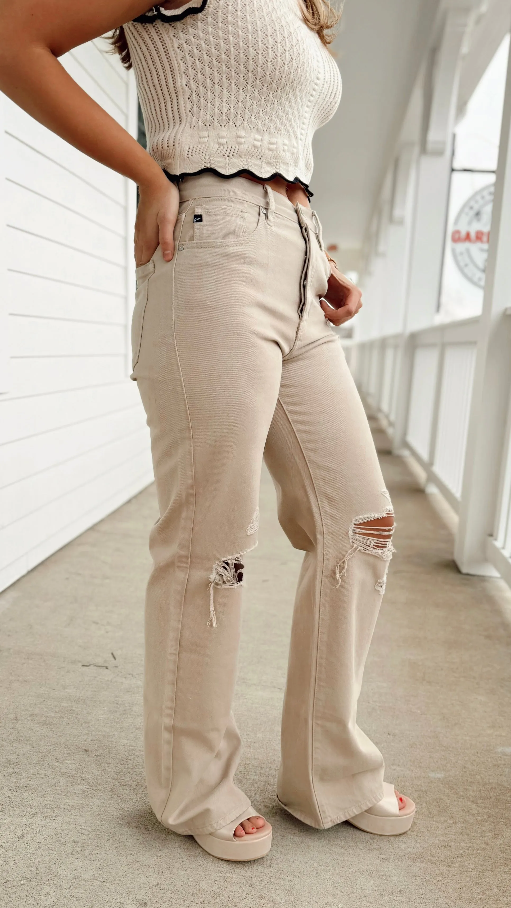 The Montana Ultra High Rise 90's Flare Jeans