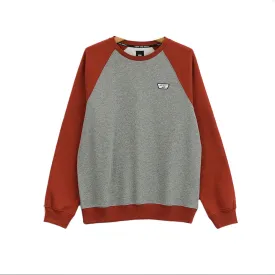 Vans Rutland III Raglan Crew - Burnt Henna/Grey