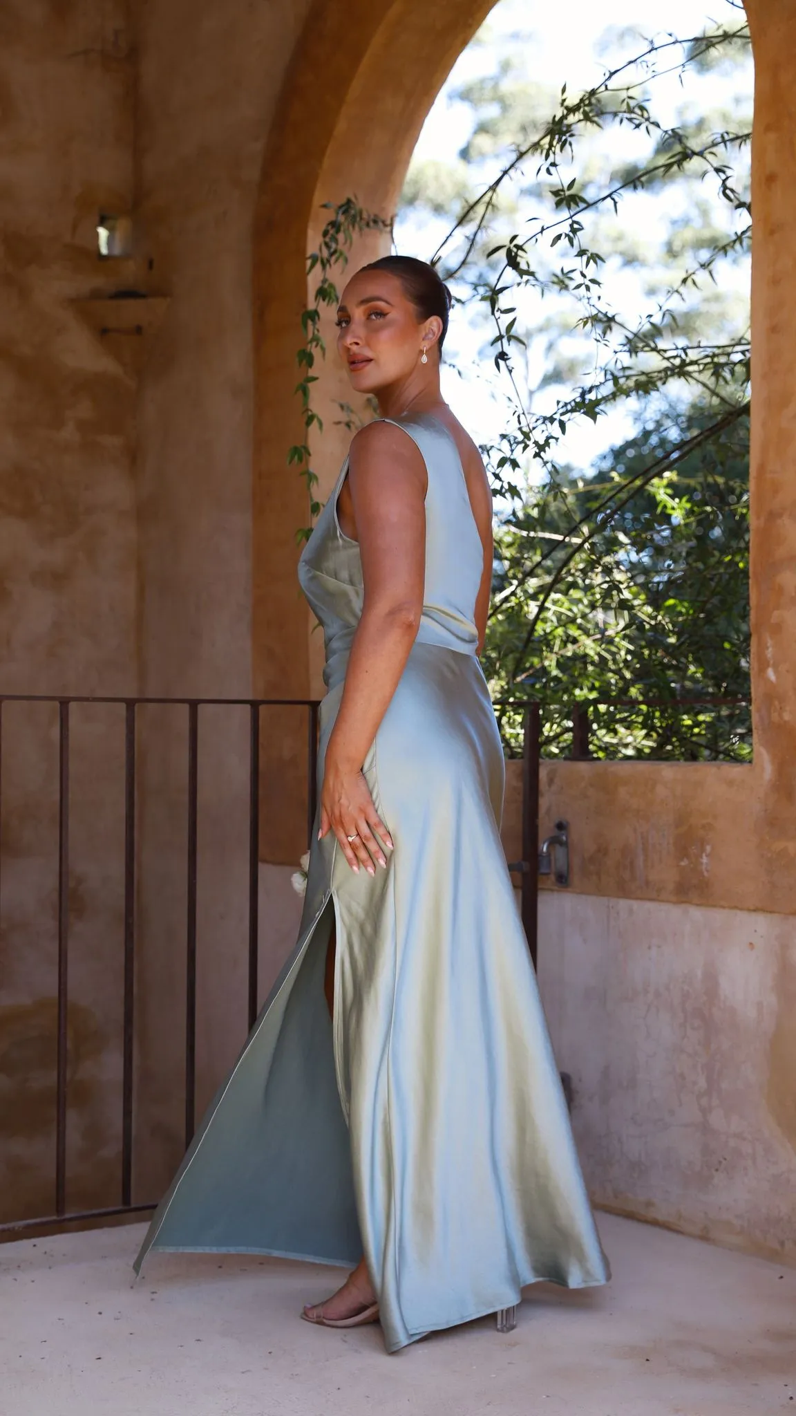 Victoria Maxi Dress - Sage