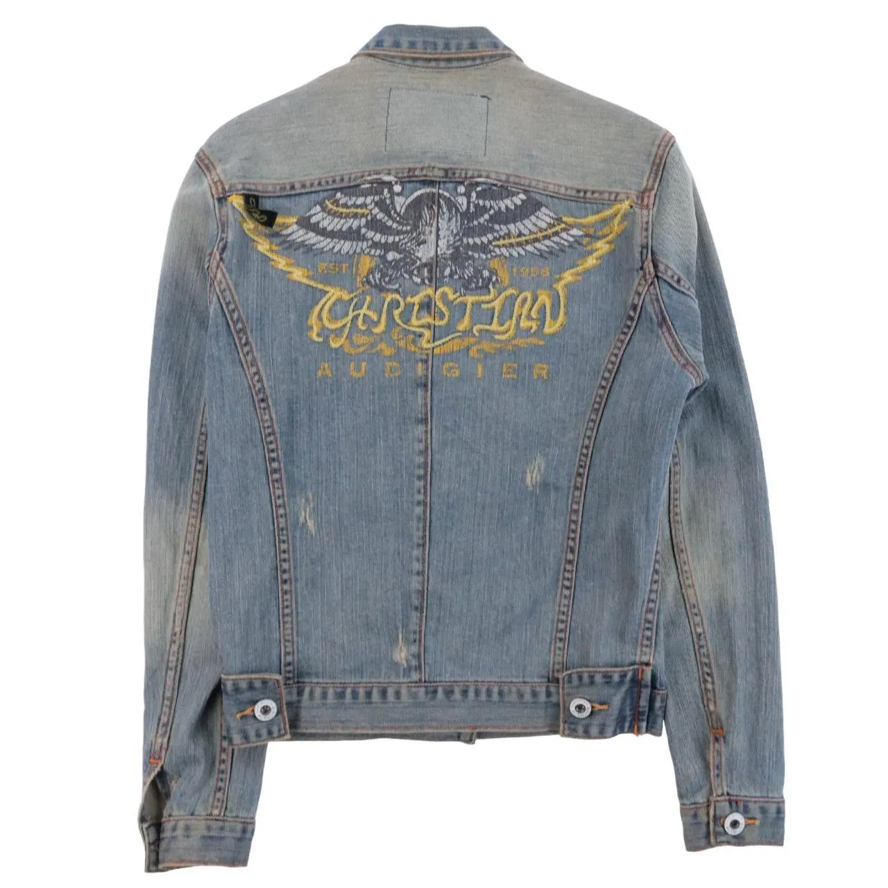 Vintage Christian Audigier Denim Jacket Woman’s Size S