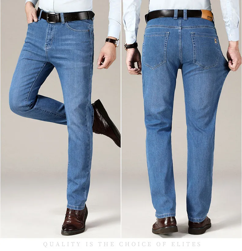 West Louis™ Business Fashion Stretch Straight Work Jeans