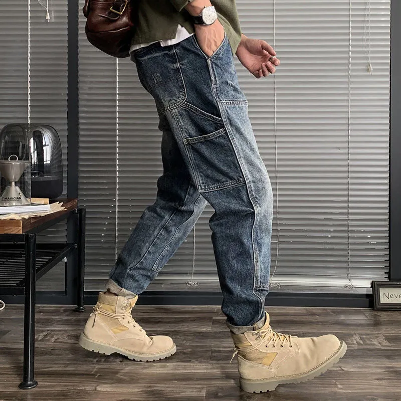 West Louis™ Fashion Harem Straight Cargo Jeans