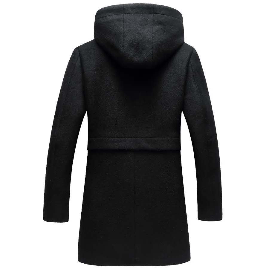 West Louis™ Middle Long Thick Warm Overcoat