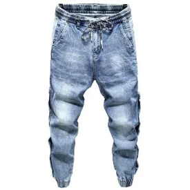 West Louis™ Side Rivets Stretch Jogger Jeans