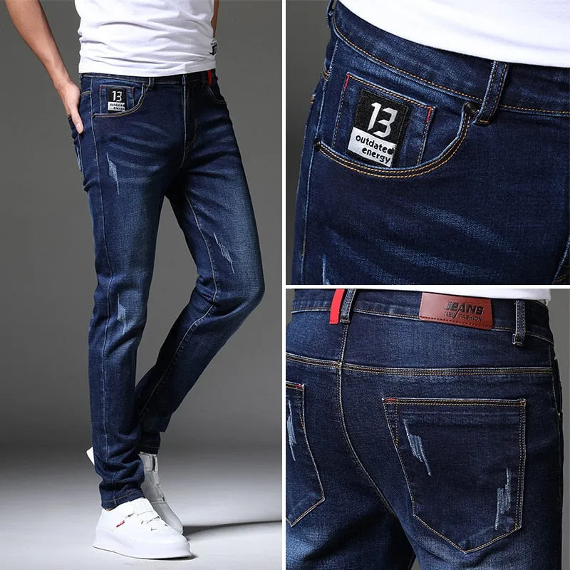 West Louis™ Slim Fit Skinny Denim Stretch Jeans