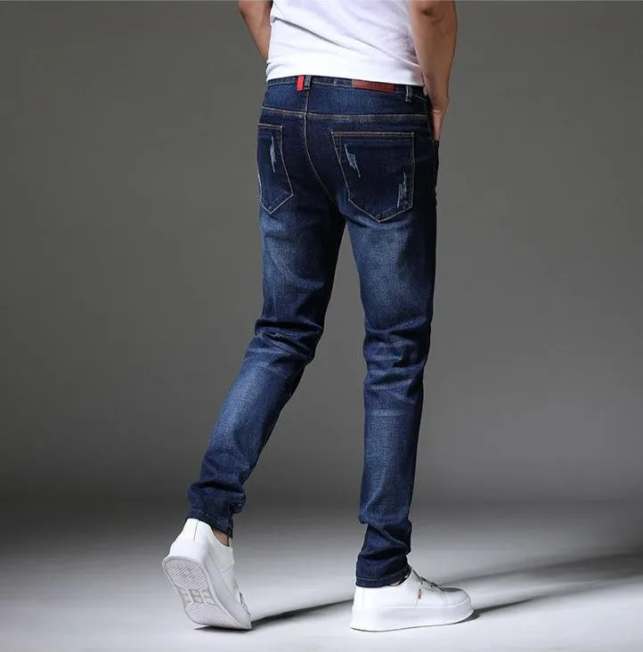 West Louis™ Slim Fit Skinny Denim Stretch Jeans