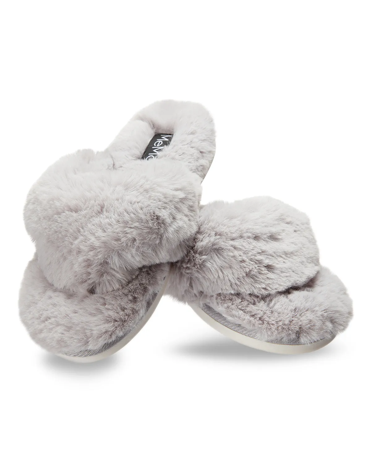 Women's Fuzzy Plush Thong Slippers