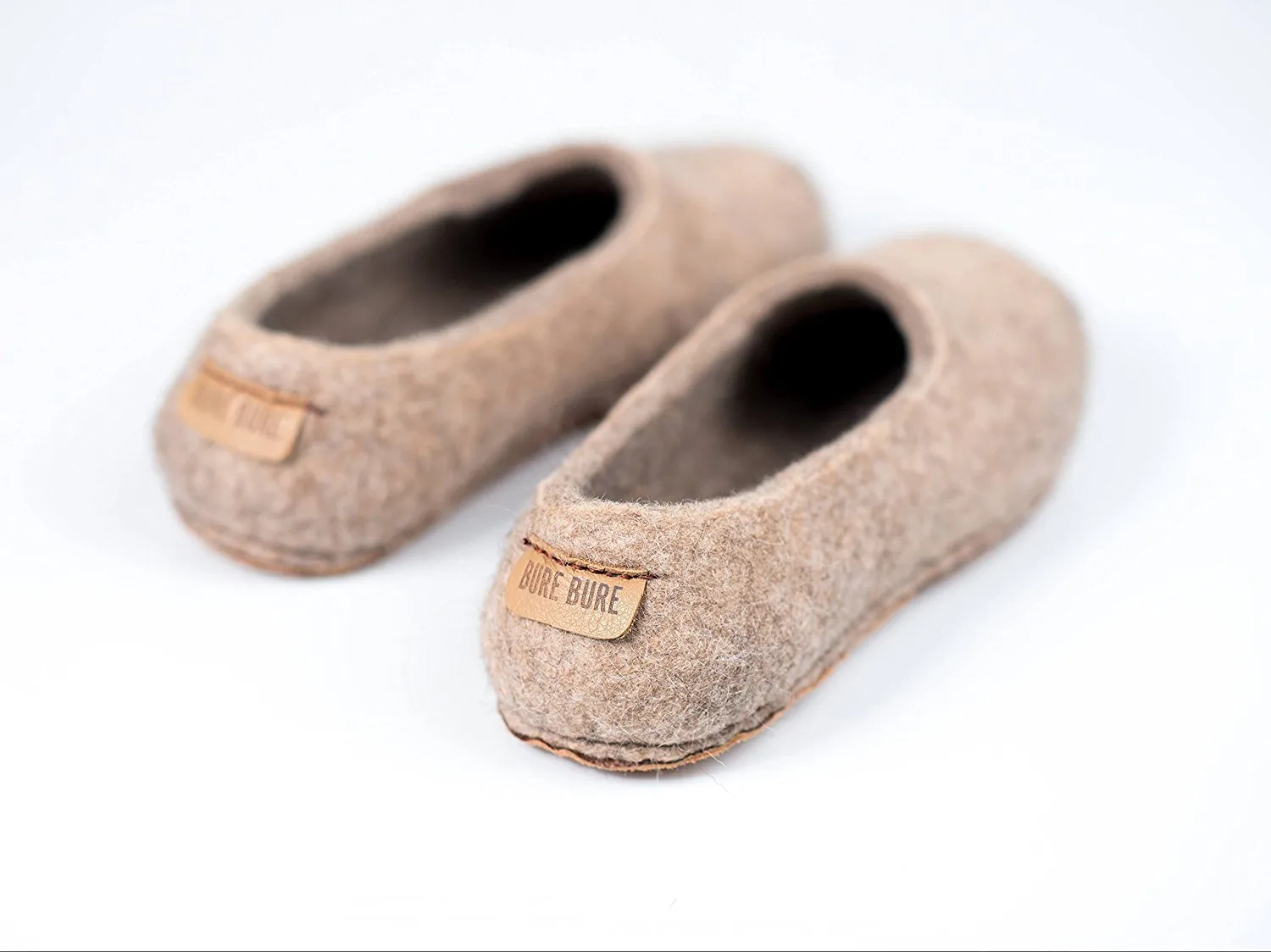 Women's Sheep & Alpaca Wool Slippers - Beige