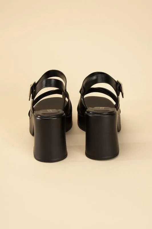 Womens Shoes Criss Cross Sandals Heels