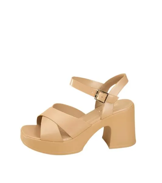 Womens Shoes Criss Cross Sandals Heels