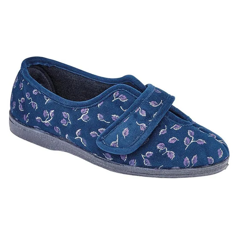 Womens Wide Fit Sleepers LS941NC Ivy Slippers