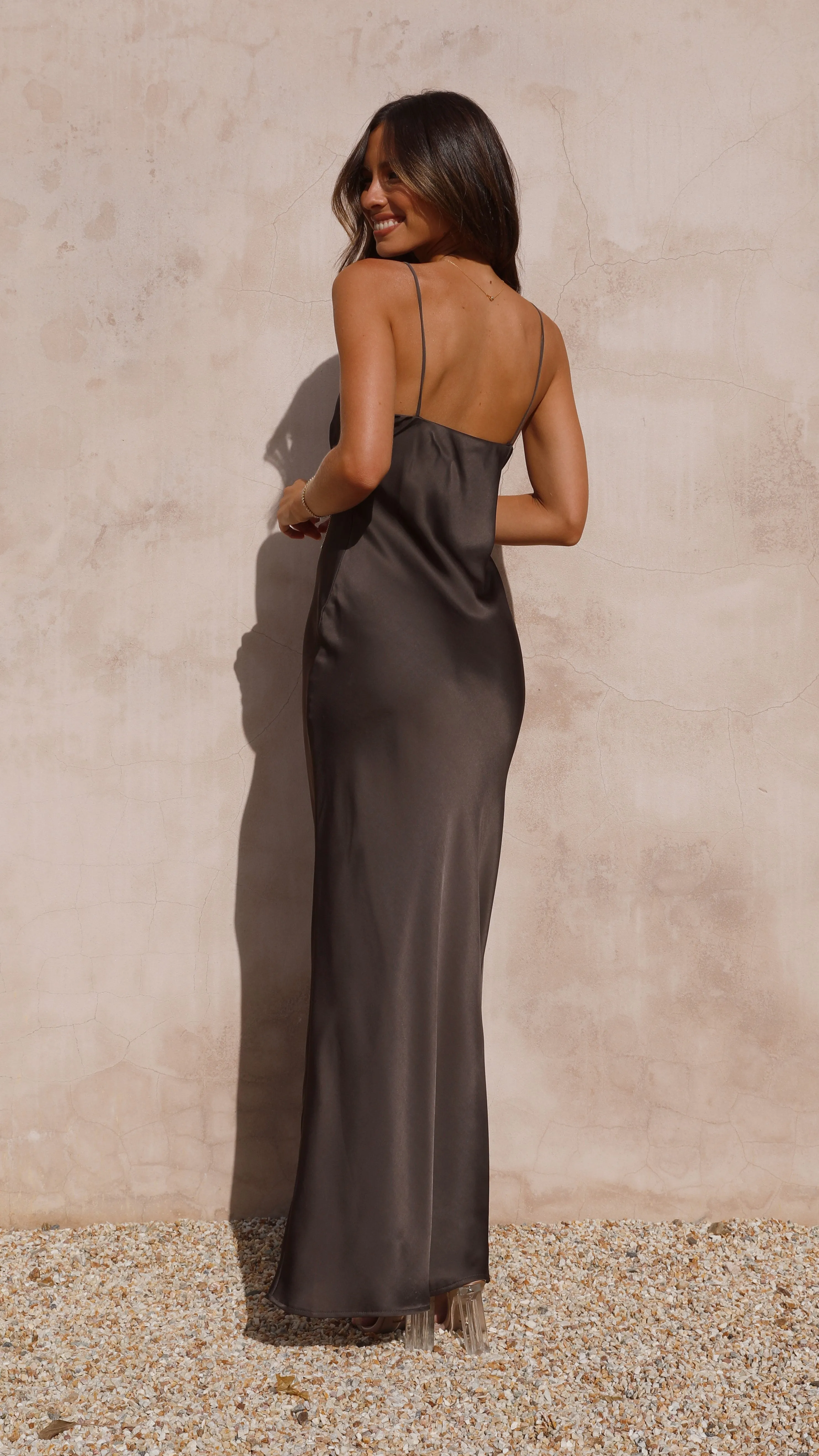 Ziah Maxi Dress - Espresso